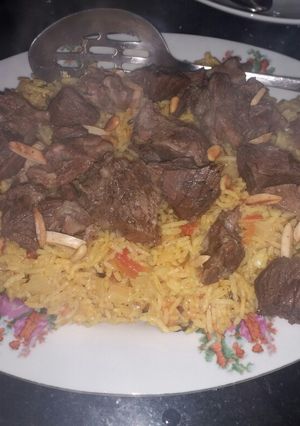 صورة لوصفة كبسة على لحمة