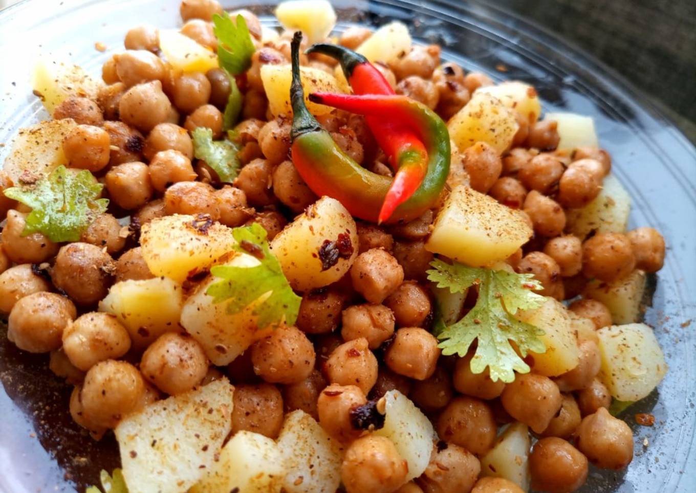 Indian Chickpea Chaat