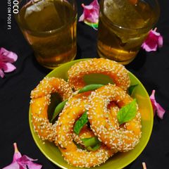 Savoury Rice flour Rings A picture of Savoury Rice flour Rings.