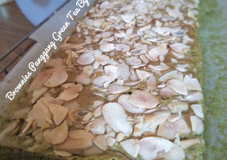 Brownies Panggang Green Tea