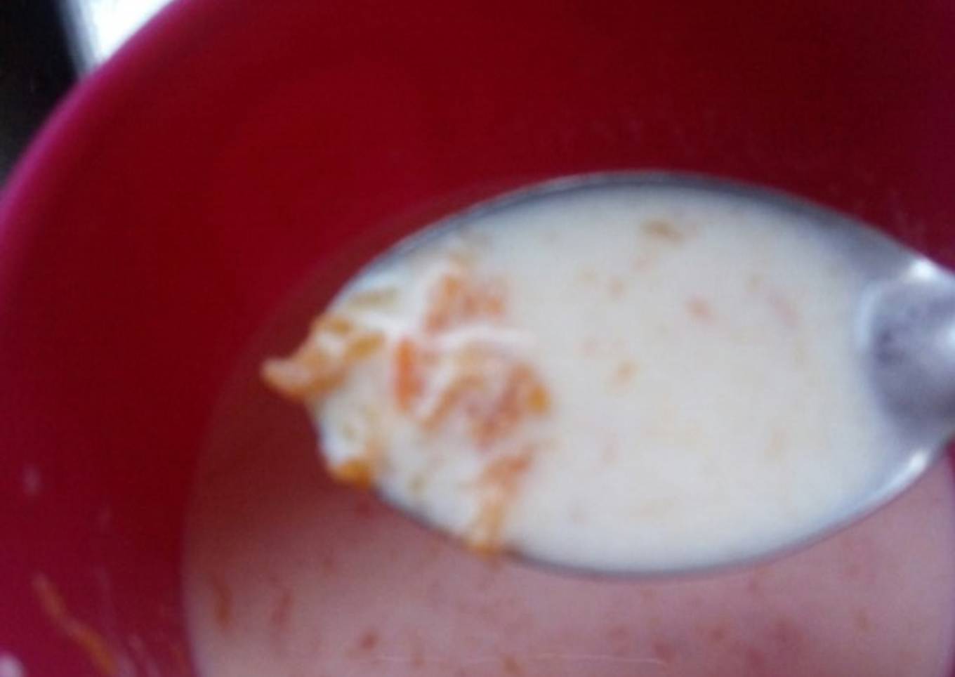 Calabacita/ anquito con leche