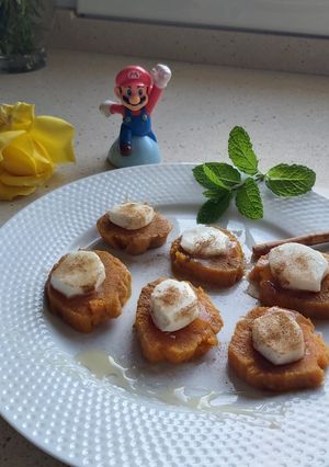 Una foto de Bocaditos de Boniato y Queso de Cabra