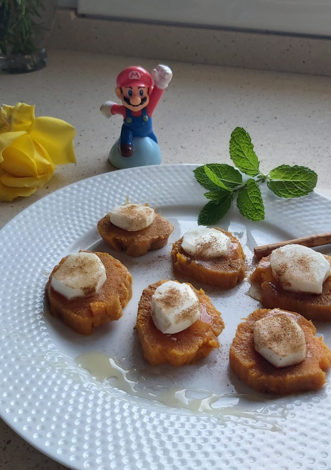 Una foto de Bocaditos de Boniato y Queso de Cabra