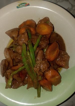 Foto resep 331.🥰40.34. Capcay Ati Ayam