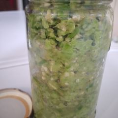 A picture of Chopped green chilli.