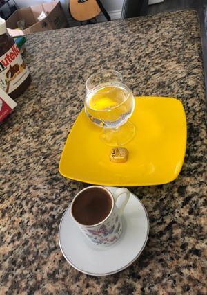 عکسی از دستور قهوه ترک