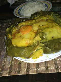 Una foto de Tamal colombiano