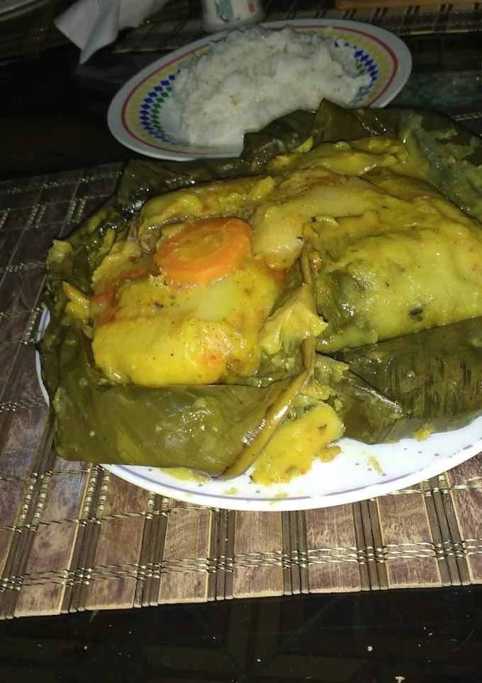 Una foto de Tamal colombiano