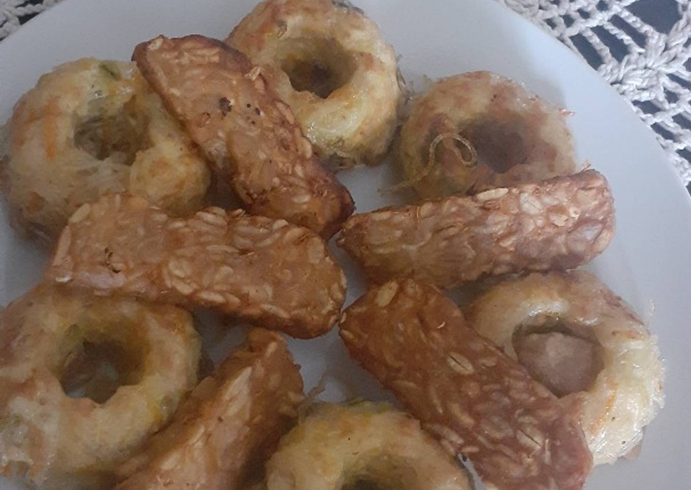 Snack mpasi bayi 12 mont (tahu fantasi dan tempe goreng)