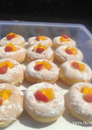 Foto resep Donat vla buah