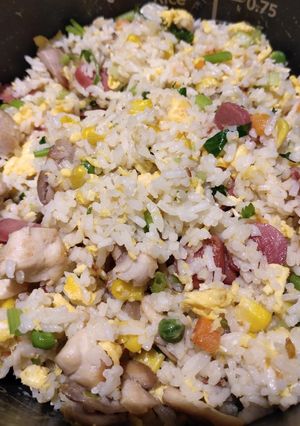 A picture of Fried Rice with Celery.