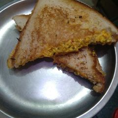 Paneer bhuji sandwich A picture of Paneer bhuji sandwich.