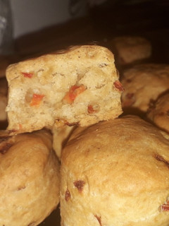 Una foto de Scones de morrón