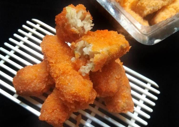 Resep Nugget jamur tiram Anti Gagal