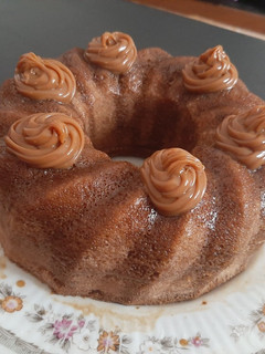 Una foto de Torta de chocolate y café ♡
