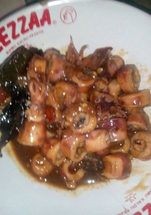 Foto resep Cumi pedas saus tiram