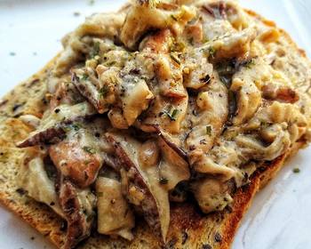 How To Cooking Recipe Garlic Wild Mushrooms On Toast Most Delicious