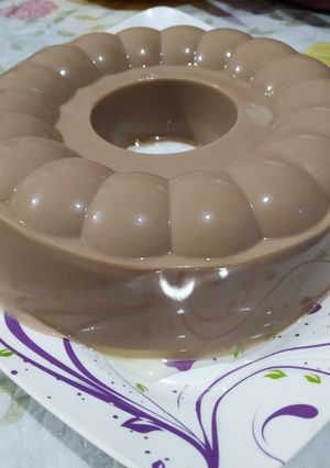 Foto resep Puding coklat vla ala kfc