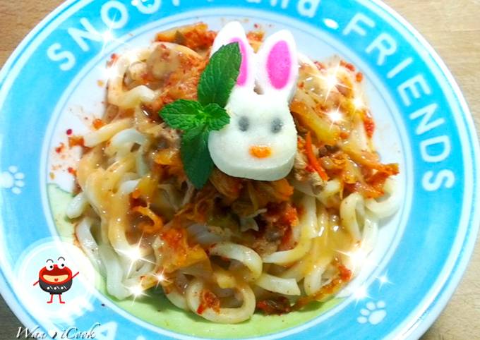 宛の清涼一夏 料理 韓式泡菜涮豬肉烏龍涼麵食譜與作法by 宛宛 球球麻 Cookpad