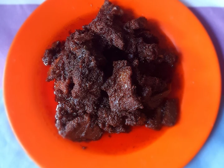 Cara Mudah Membuat Resep Rendang Daging Sapi tanpa Kelapa yang Lezat Sekali Anti Ribet, Mantap