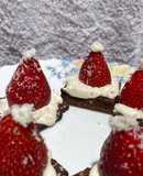 Brownies navideños