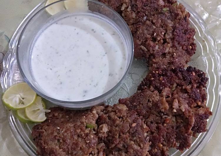 Chapli kabab.