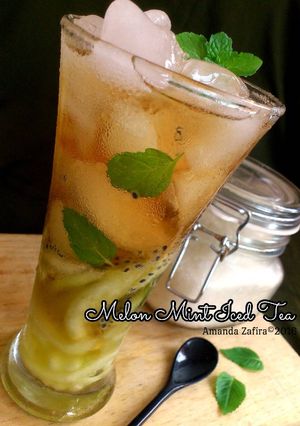 Foto resep Melon Mint Iced Tea