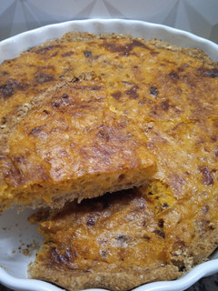 Una foto de Tarta de calabaza, cebolla y panceta!!