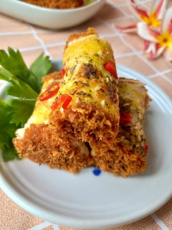 Cara Gampang Membikin Resep Floss roll bread teflon yang Lezat Anti Ribet, Lezat