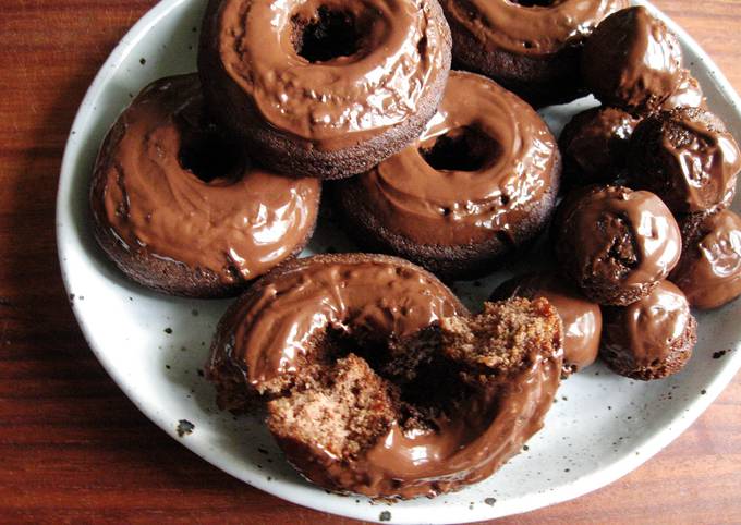 Step-by-Step Guide to Make Homemade Rustic Chocolate Doughnuts