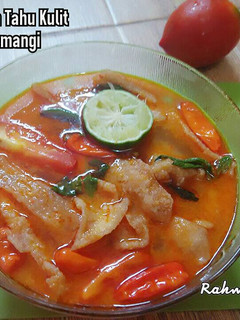 Foto resep Asem - Asem Tahu Kulit Kuah Kemangi