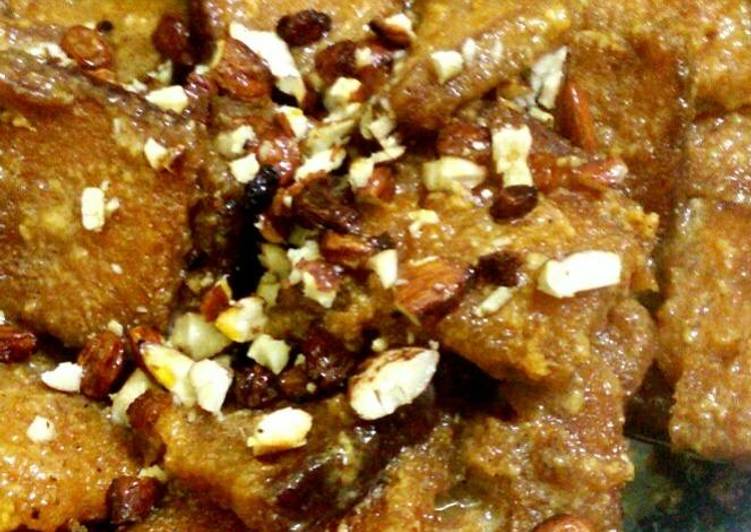 Steps to Prepare Perfect Double ka meetha