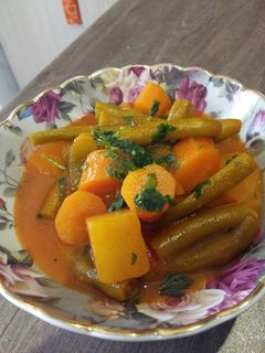 عکسی از دستور خوراک لوبیا سبز