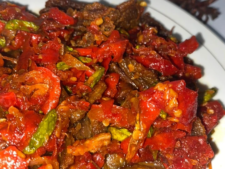 Cara Gampang Membuat Resep Dendeng Batokok Balado Padang SIMPLE yang Enak Banget Anti Ribet, Lezat
