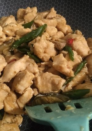 Foto resep Tumis Ayam Cabai Hijau