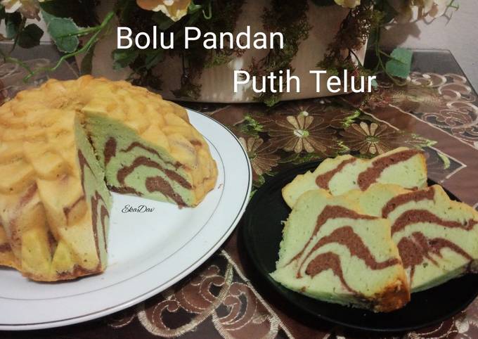 Bolu Pandan Putih Telur