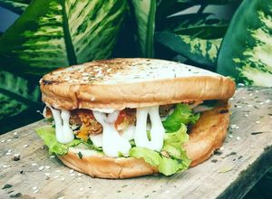 Foto resep Burger dari Roti