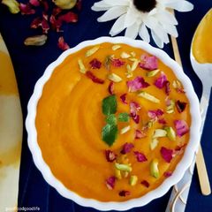 A picture of Mango Banana smoothie #summerchallenge3.