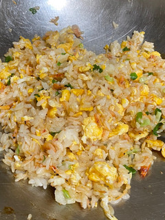 新鮮櫻花蝦蛋炒飯 的食譜成品照片