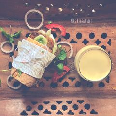 A picture of Grilled Chicken Baguette Sandwich.