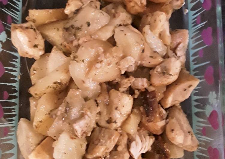 Recipe of Ultimate Slow cooker Garlic-Parmesan Chicken