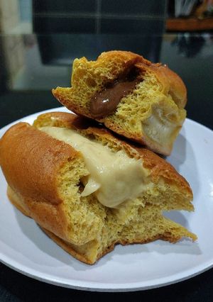 Foto resep Anabolic Protein Custard Buns |High Protein, Low Calorie, Sugar Free