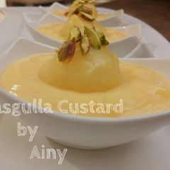 A picture of Rasgulla Custard.