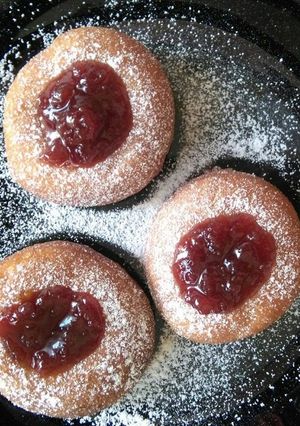 Tej- és tojásmentes fánk recept fotója