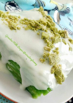 Foto resep Greentea matcha mille crepes