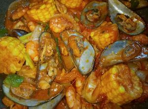 Foto resep Kerang (Seafood) Saus Padang Ala Resto Kekinian