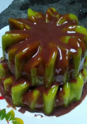 Foto resep Puding jagung suji vla coklat