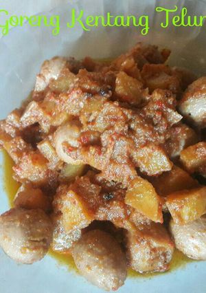Foto resep Sambal goreng kentang telur puyuh