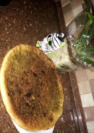 صورة لوصفة مناقيش الزعتر