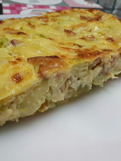 Una foto de Pastel de calabacín